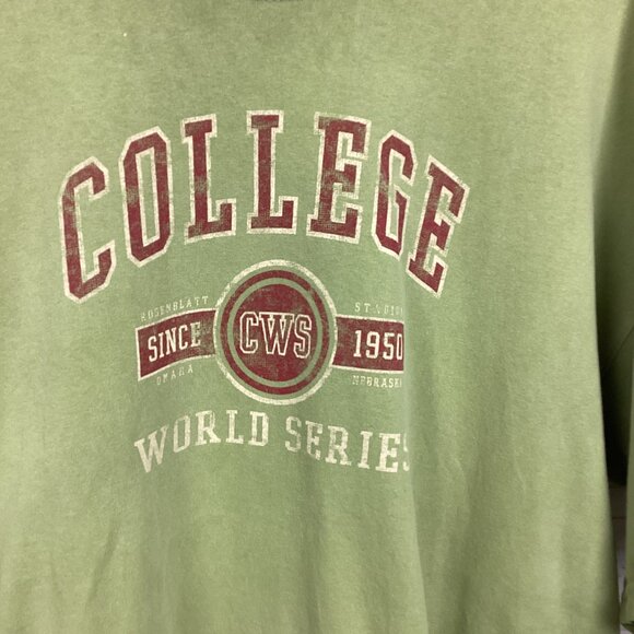 Vintage College World Series Tee Shirt XL - Picture 2 of 5
